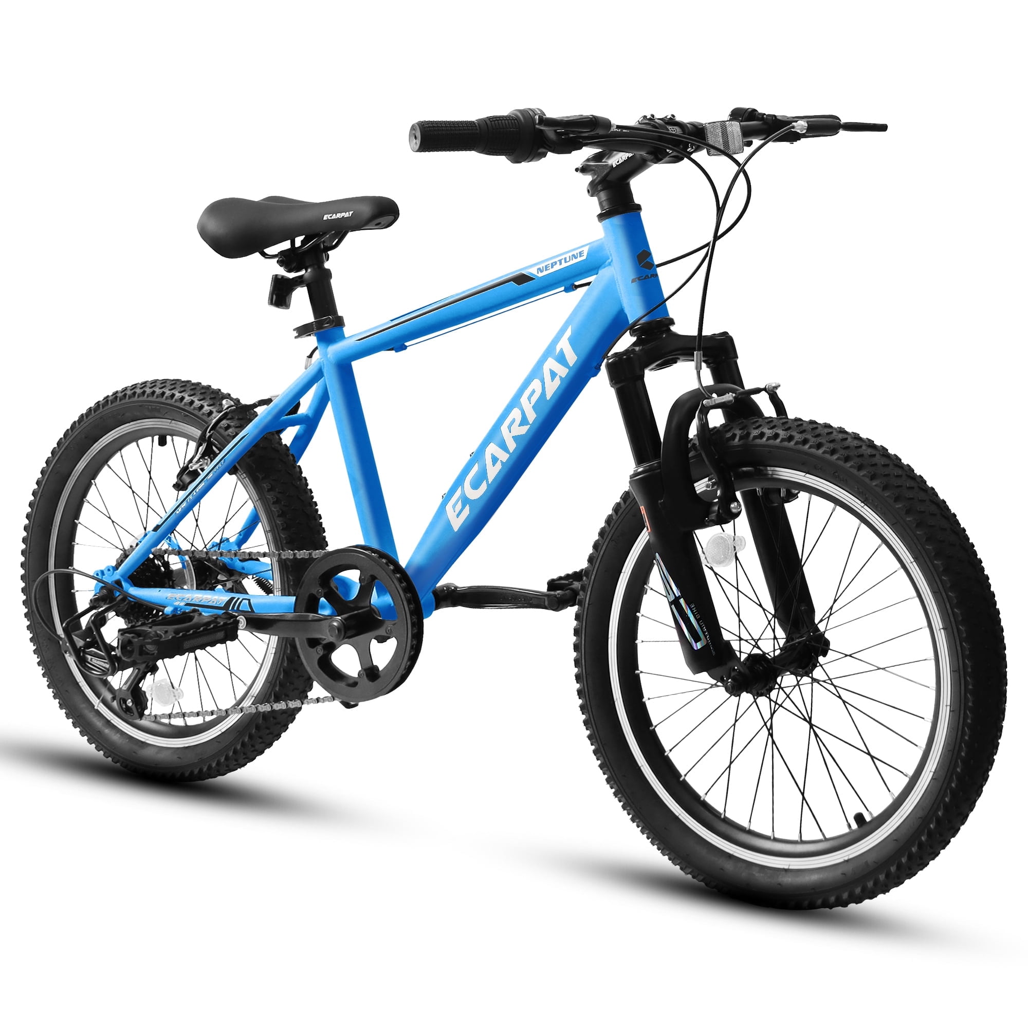 20" Mountain Bike with Shimano 7-Speed Gears, Front Suspension,Blue
