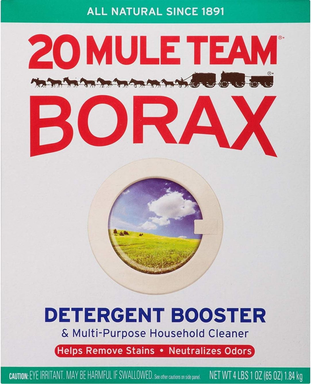 20 Mule Team Borax 65 Ounce Detergent Booster and Multi-Purpose Household Cleaner (Pack of 3)