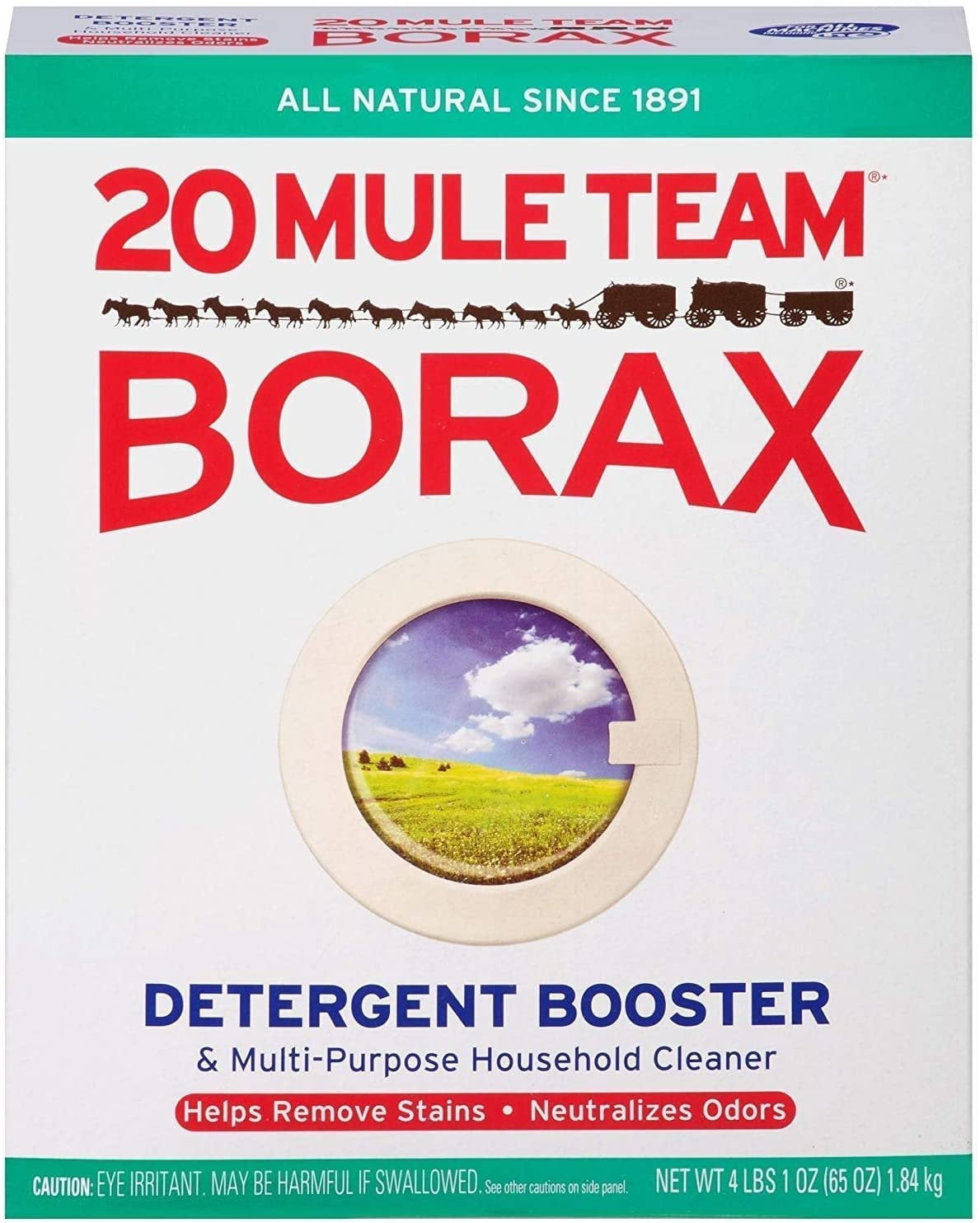 20 Mule Team Borax Detergent Booster & Multi-Purpose Household Cleaner, 65 Ounce