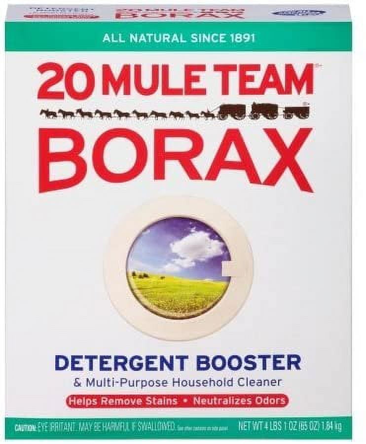 20 Mule Team Borax Detergent Booster & Multi-Purpose Household Cleaner 65 oz. Box - 1 Pack