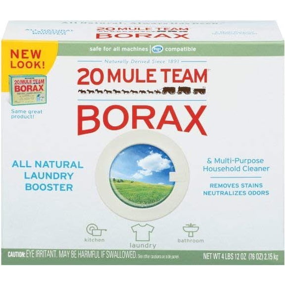 20 Mule Team Borax Laundry Booster, 65 Ounce Pack of 4
