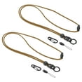 thumbnail image 1 of Uxcell Neck Lanyard Breakaway Badge Lanyard with Detachable Buckle for Keys and ID Badges Brown, 1 of 7