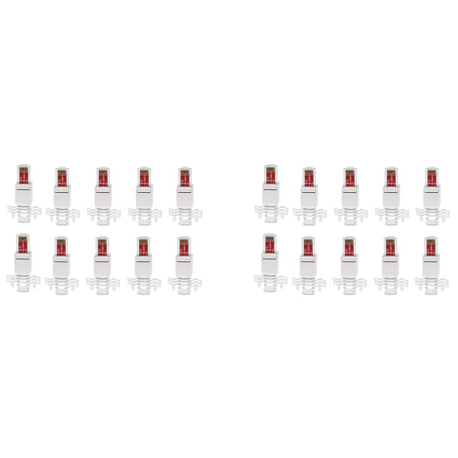 20 Network Plug ToolFree RJ45 CAT6 LAN UTP Cable Plug Without Tools