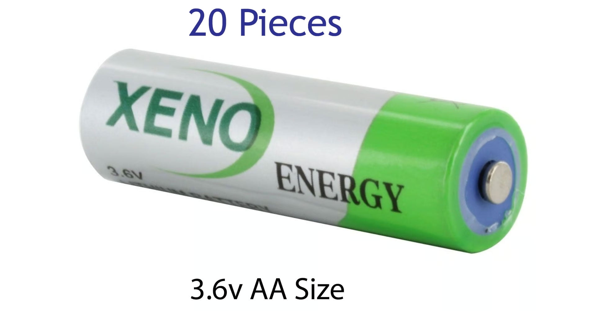 20 New Xeno Energy XL-060F AA 3.6V Lithium Thionyl Chloride Battery 2400mAh
