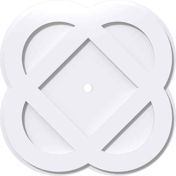 20"OD x 1"ID x 8"C x 1"P Charlotte Architectural Grade PVC Contemporary Ceiling Medallion