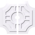 thumbnail image 1 of 20"OD x 2"ID x 6 1/2"C x 1"P Haus Architectural Grade PVC Contemporary Ceiling Medallion, Two Piece, 1 of 11