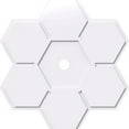 thumbnail image 1 of 20"OD x 2"ID x 7"C x 1"P Daisy Architectural Grade PVC Contemporary Ceiling Medallion, 1 of 4