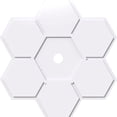 thumbnail image 1 of 20"OD x 2"ID x 7"C x 1"P Daisy Architectural Grade PVC Contemporary Ceiling Medallion, 1 of 4