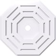 thumbnail image 1 of 20"OD x 2"ID x 8"C x 1"P Westin Architectural Grade PVC Contemporary Ceiling Medallion, 1 of 11