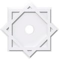 thumbnail image 1 of 20"OD x 3"ID x 11"C x 1"P Axel Architectural Grade PVC Contemporary Ceiling Medallion, 1 of 11
