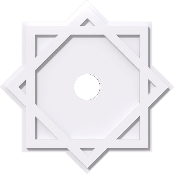 20"OD x 3"ID x 11"C x 1"P Axel Architectural Grade PVC Contemporary Ceiling Medallion