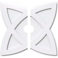 thumbnail image 1 of 20"OD x 3"ID x 7 1/2"C x 1"P Cosmo Architectural Grade PVC Contemporary Ceiling Medallion, Two Piece, 1 of 11