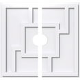 thumbnail image 1 of 20"OD x 3"ID x 7"C x 1"P Knox Architectural Grade PVC Contemporary Ceiling Medallion, Two Piece, 1 of 11