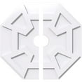 thumbnail image 1 of 20"OD x 3"ID x 7"C x 1"P Logan Architectural Grade PVC Contemporary Ceiling Medallion, Two Piece, 1 of 11