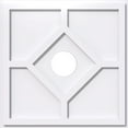 thumbnail image 1 of 20"OD x 4"ID x 7"C x 1"P Embry Architectural Grade PVC Contemporary Ceiling Medallion, 1 of 11