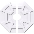 thumbnail image 1 of 20"OD x 4"ID x 7"C x 1"P Logan Architectural Grade PVC Contemporary Ceiling Medallion, Two Piece, 1 of 11