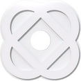 thumbnail image 1 of 20"OD x 5"ID x 8"C x 1"P Charlotte Architectural Grade PVC Contemporary Ceiling Medallion, 1 of 11