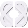 thumbnail image 1 of 20"OD x 6"ID x 8"C x 1"P Charlotte Architectural Grade PVC Contemporary Ceiling Medallion, Two Piece, 1 of 11