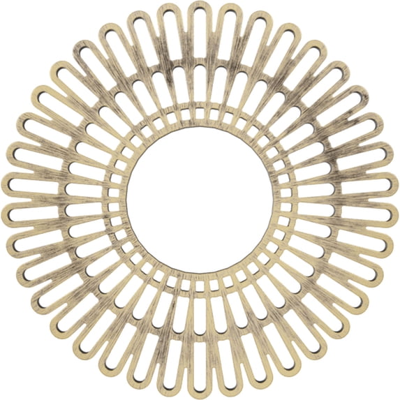 20"OD x 7 1/2"ID x 1/2"P Cornelius Architectural Grade PVC Pierced Ceiling Medallion, Antiqued Pale Gold