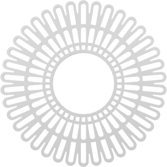 20"OD x 7 1/2"ID x 1/2"P Cornelius Architectural Grade PVC Pierced Ceiling Medallion