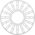 thumbnail image 1 of 20"OD x 7 1/4"ID x 1/2"P Hale Architectural Grade PVC Pierced Ceiling Medallion, 1 of 8
