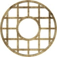 thumbnail image 1 of 20"OD x 7 1/4"ID x 1/2"P O'Neal Architectural Grade PVC Pierced Ceiling Medallion, Antiqued Brass, 1 of 10