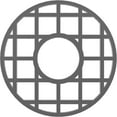 thumbnail image 1 of 20"OD x 7 1/4"ID x 1/2"P O'Neal Architectural Grade PVC Pierced Ceiling Medallion, Nickel, 1 of 10