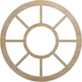thumbnail image 1 of 20"OD x 7 1/4"ID x 3/8"T Grace Wood Fretwork Pierced Ceiling Medallion, Birch, 1 of 3