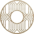 thumbnail image 1 of 20"OD x 7 3/8"ID x 1/4"T Empire Wood Fretwork Pierced Ceiling Medallion, Red Oak, 1 of 3