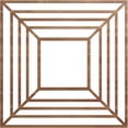 thumbnail image 1 of 20"OD x 7 3/8"ID x 3/8"T Raven Wood Fretwork Pierced Ceiling Medallion, Walnut, 1 of 3