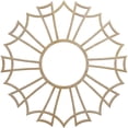 thumbnail image 1 of 20"OD x 7"ID x 3/8"T Augustus Wood Fretwork Pierced Ceiling Medallion, Birch, 1 of 3