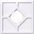 thumbnail image 1 of 20"OD x 7"ID x 7"C x 1"P Embry Architectural Grade PVC Contemporary Ceiling Medallion, 1 of 11