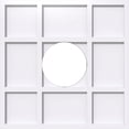 thumbnail image 1 of 20"OD x 7"ID x 7"C x 1"P Rubik Architectural Grade PVC Contemporary Ceiling Medallion, 1 of 11