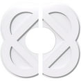 thumbnail image 1 of 20"OD x 7"ID x 8"C x 1"P Charlotte Architectural Grade PVC Contemporary Ceiling Medallion, Two Piece, 1 of 11