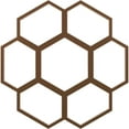 thumbnail image 1 of 20"OD x 8 1/2"ID x 1/2"P Florin Architectural Grade PVC Pierced Ceiling Medallion, Copper, 1 of 10