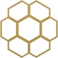thumbnail image 1 of 20"OD x 8 1/2"ID x 1/2"P Florin Architectural Grade PVC Pierced Ceiling Medallion, Gold, 1 of 6
