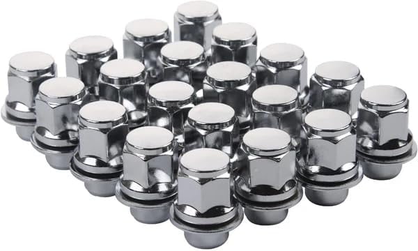 20 OEM Chrome Factory Style M12x1.5 Mag Seat Lug Nuts Compatible with Toyota Lexus Cars