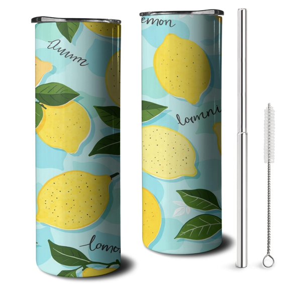 20 OZ Insulated Tumblers Slim Tumbler Cup with Straw,Thermal with Lids for Hot and Cold Drinks for Fathers Husband Mothers