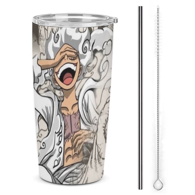 20 OZ ONE PIECE Tumbler, Tumbler with Lid And Straw, 304 Stainless