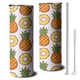 thumbnail image 1 of 20 OZ Tumbler Pineapple Coffee Travel Mug with Lid and Straw,Stainless Steel Vacuum Insulated Insulated Tumbler Gifts for Fathers Husband, 1 of 7