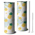 thumbnail image 1 of 20 OZ Tumbler Pineapple Coffee Tumblers with Lid and Straw,Stainless Steel Vacuum Insulated Travel Coffee Mug Cup Gifts for Drinking Coffee Cafe, 1 of 7
