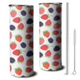 thumbnail image 1 of 20 OZ Tumbler Strawberry Fruit Insulated Coffee Mug with Lid and Straw,Stainless Steel Vacuum Insulated Travel Coffee Mug Cup Gifts for Women Mothers, 1 of 7