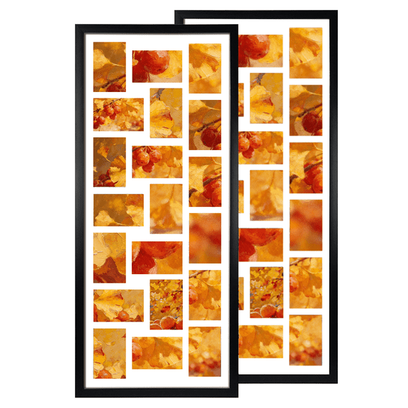 20 Opening 4x6 Collage Picture Frames Set of 2 for Wall Mounted