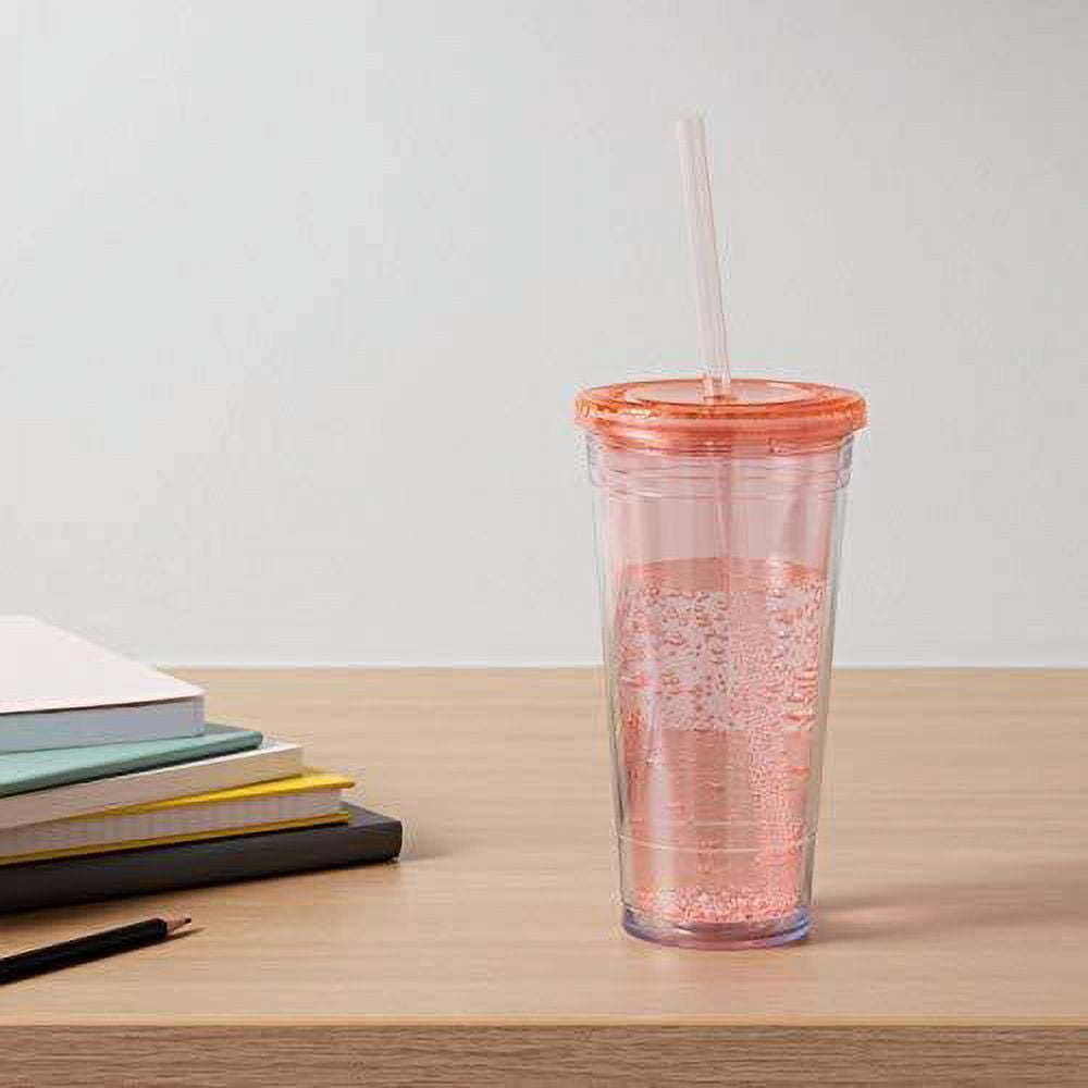 Hot Pink, 20 oz Tumblers with Straws and Lids – Earth Drinkware