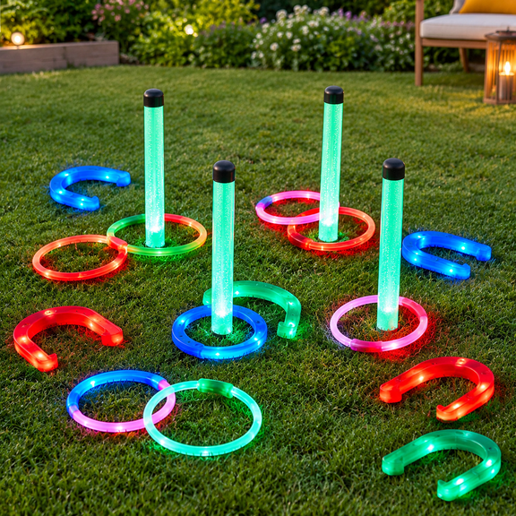 20 Outdoor Ring Toss Game Glow In Dark Games