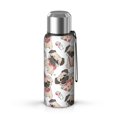 thumbnail image 1 of 20 Oz Cartoon Pug Dog Coffee Tumbler Double Wall Insulated Stainless Steel Water Bottle | Metal Reusable Thermoses Flask with Cup Cap | Leak & Sweat Proof with Anti-Dust Lid, 1 of 7