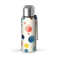 thumbnail image 1 of 20 Oz Colorful Polka Dot Pattern Coffee Tumbler Double Wall Insulated Stainless Steel Water Bottle | Metal Reusable Thermoses Flask with Cup Cap | Leak & Sweat Proof with Anti-Dust Lid, 1 of 7