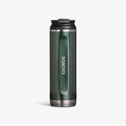Igloo 20 oz. Flip n Sip Tumbler, Double Wall Stainless Steel Drinkware, Spruce