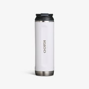 Igloo 20 oz. Flip n Sip Tumbler, Double Wall Stainless Steel Drinkware, White