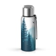 thumbnail image 1 of 20 Oz Forest with Mountains Coffee Tumbler Double Wall Insulated Stainless Steel Water Bottle | Metal Reusable Thermoses Flask with Cup Cap | Leak & Sweat Proof with Anti-Dust Lid, 1 of 7